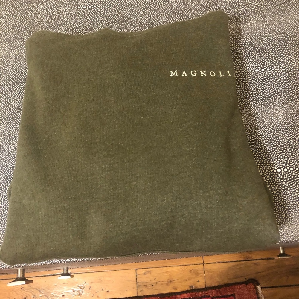 Olive green magnolia hoodie